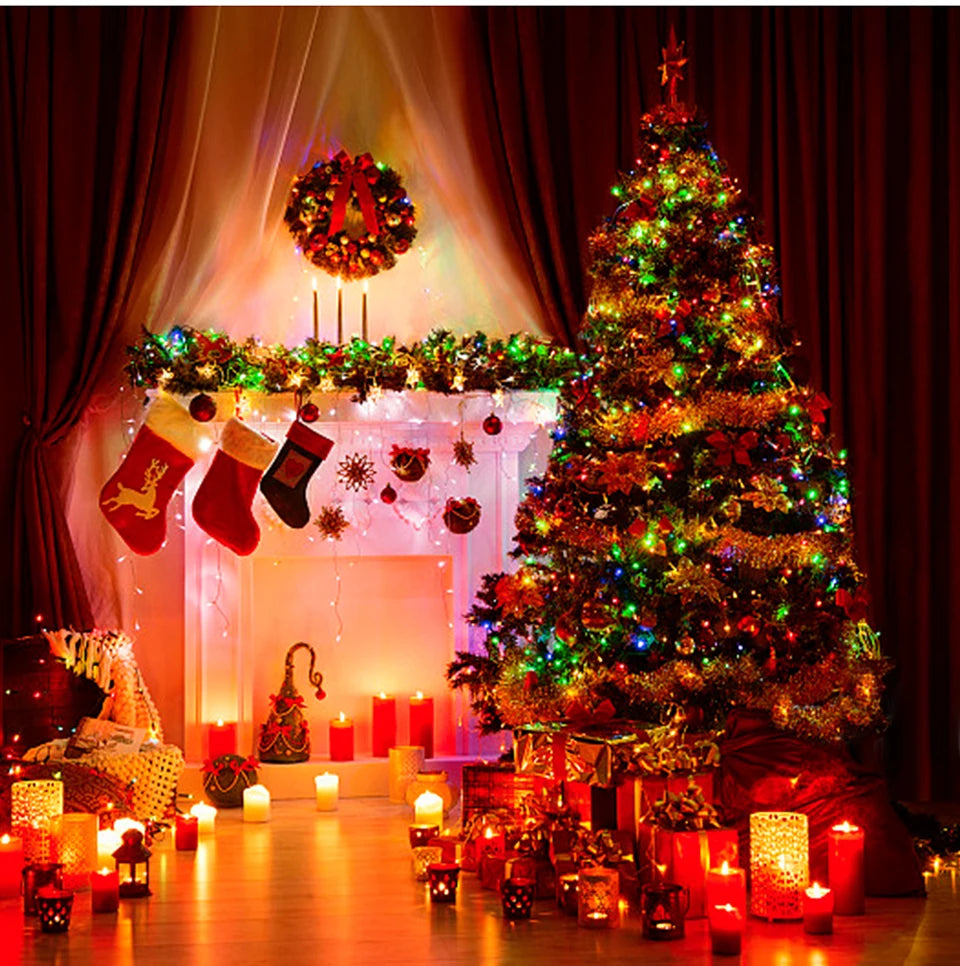 Outdoor LED String Lights — Waterproof Christmas & Fairy Garland for Garden, Home, and Holiday Party Decor