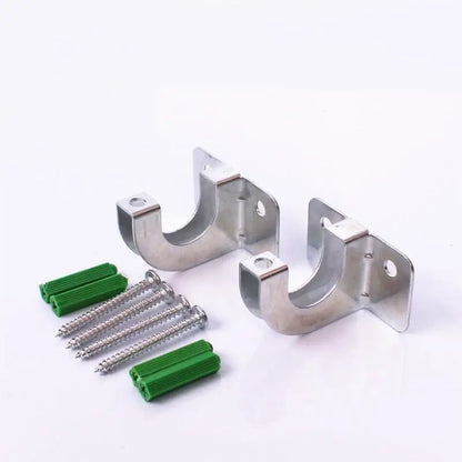 Galvanized Garden Hose Holder - Wall-Mount Hose Reel Hanger for Space-Saving Outdoor Yard Storage