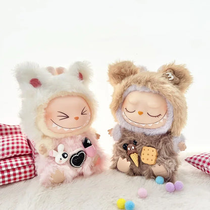 Ropa Labubu Animal-Themed Overalls – Cute Monkey, Bear & Rabbit Bib Pants Costume, Macaron Outfit for Kids