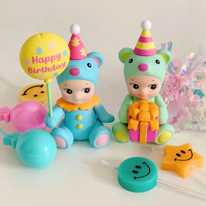 New Sonny Angel Blind Box – Birthday Series Animal Anime Figures, Cute Desktop & Car Ornaments, Christmas Gift