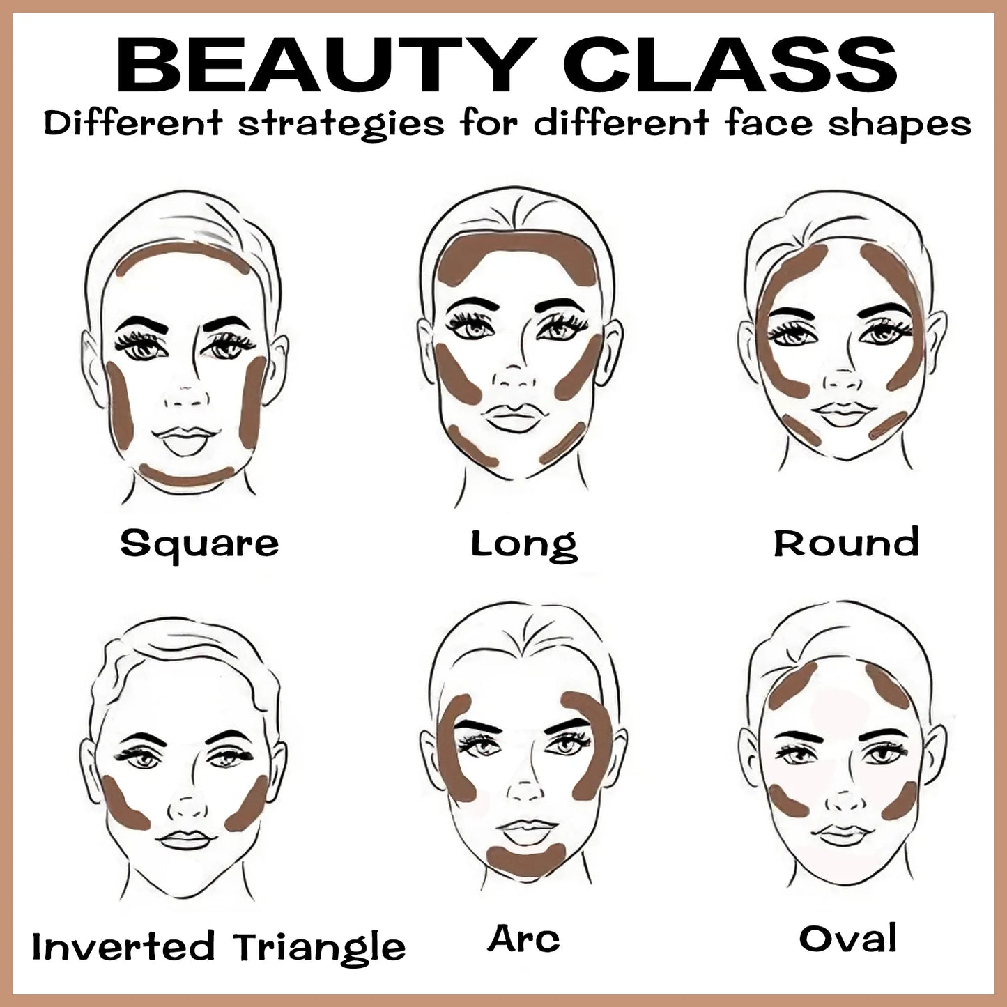 FOCALLURE Bronzer Highlighter Stick - Waterproof Body & Face Contour, Corrector & Illuminator Cream for Women's Makeup