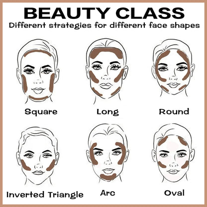 FOCALLURE Bronzer Highlighter Stick - Waterproof Body & Face Contour, Corrector & Illuminator Cream for Women's Makeup