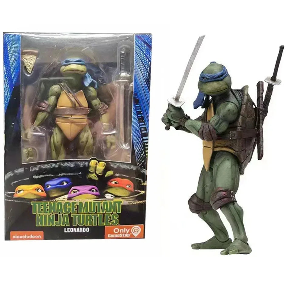 Ninja Turtle NECA 1990 Film Version Anime Figure – Limited Edition PVC Action Model Statue, Birthday Gift Ornament