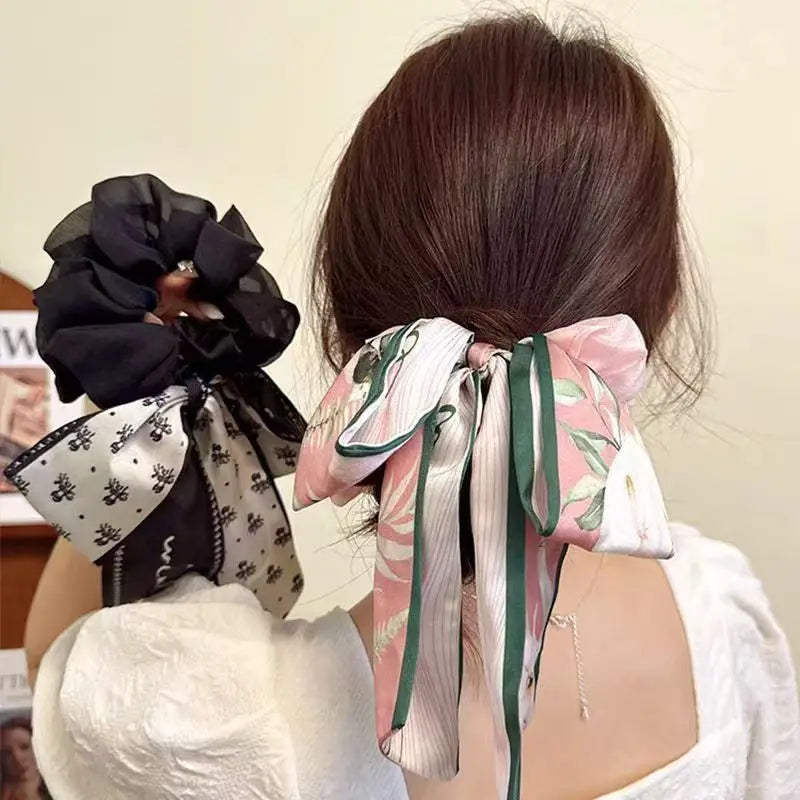 Bow Hair Ribbon Headband - Elegant Fluttering Hair Tie & Stylish Women’s Hair Accessory