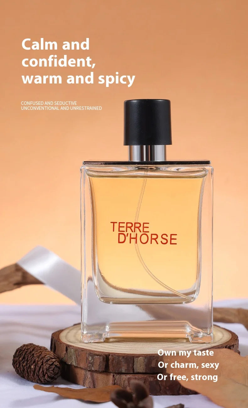Men’s Woody Cologne Perfume Spray — Long-Lasting Pheromone Fragrance, Irresistible Gentleman’s Valentine’s Scent