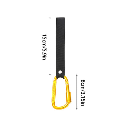 Black Aluminum Alloy Front Handlebar Hook – No-Drill Clip for Motorcycle, Electric Scooter & Bicycle