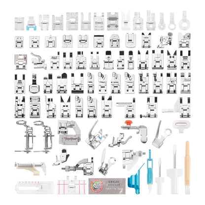 82-Piece Sewing Machine Presser Foot Set - Multifunctional Professional Accessories Kit