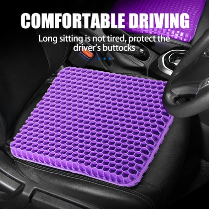Breathable Honeycomb Gel Seat Cushion – Summer Comfort for Back & Tailbone Pain, Office, Wheelchair & Car Chair