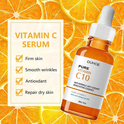 Vitamin C Wrinkle Remover Face Serum – Lifting, Firming & Anti-Aging Essence for Brightening & Nourishing Skin