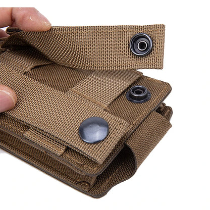 Tactical 5.56mm Mag Pouch – Single Magazine Open-Top MOLLE Bag for M4, M14, M16, AR-15 Rifle Magazines