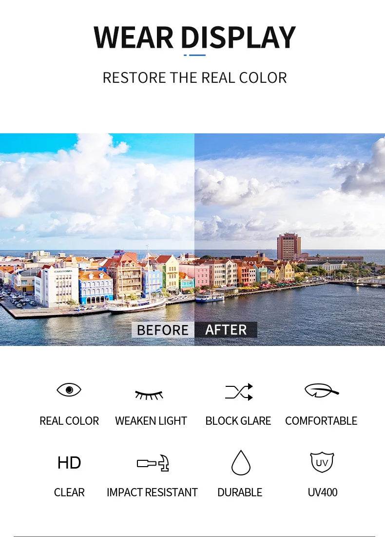 Rimless Rectangle Sunglasses — Fashion Small Square Shades for Men & Women, Summer Travel Eyewear