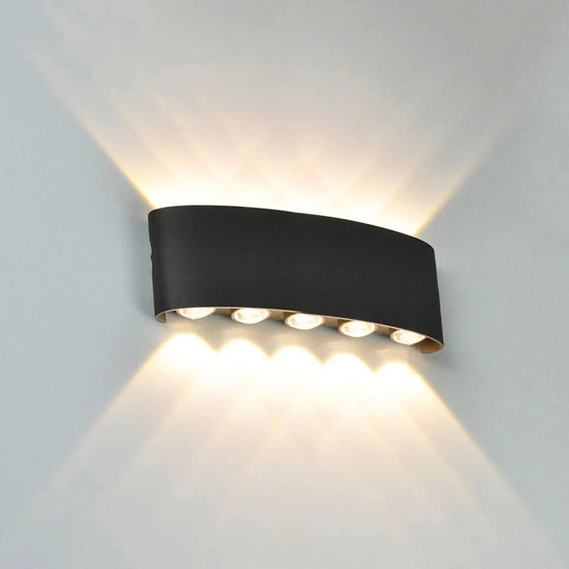 Up & Down LED Wall Lamp - Waterproof Modern Indoor & Outdoor Lighting for Bedroom, Living Room & Corridor