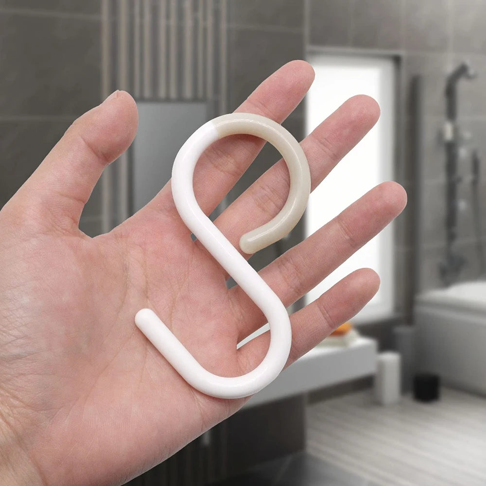 S-Shaped Multi-Purpose Hooks — Flexible Hanging Storage for Wardrobe & Kitchen Accessories
