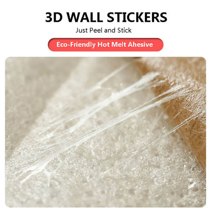 DIY 3D Simple Brick Pattern Wall Stickers - Thickened, Sound-proof, Waterproof, Moisture-proof - Available in 15pcs, 20pcs, 40pcs