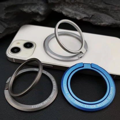 MagSafe Magnetic Phone Ring Holder - Adjustable Finger Grip and Stand for iPhone Magnetic Cases