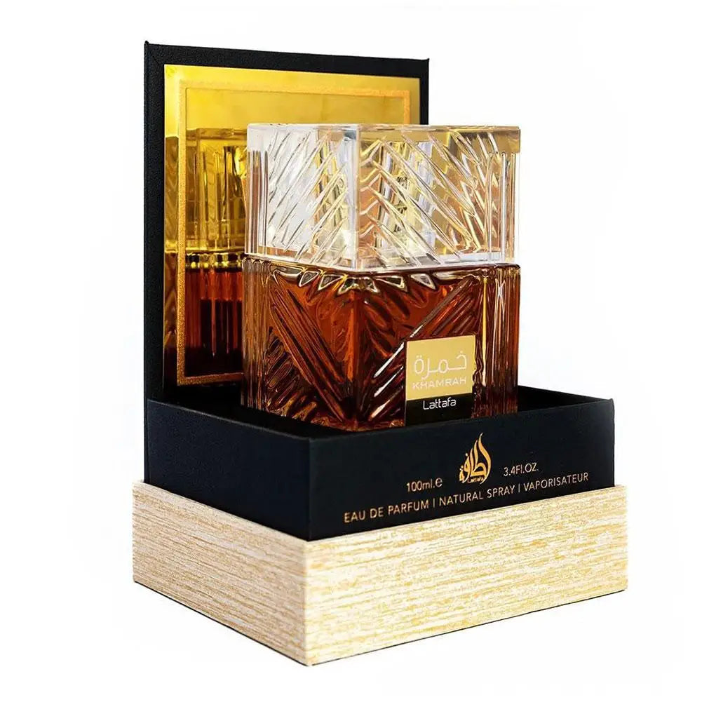 Lattafa Khamrah Qahwa 100ml Eau De Toilette – Unisex Perfume, Middle Eastern Arab Fragrance, Dubai Inspired