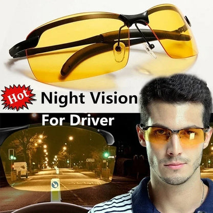 Anti-UV Night Vision Cycling Sunglasses — Polarized Day & Night Driving Glasses for Men, Stylish Outdoor Eyewear