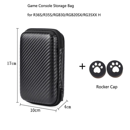 Game Console Storage Bag for R36S/R35S/RGB30/RGB20SX/RG353M/RG35XX - Hard Portable Protective Case Organizer   2/2