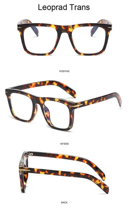 Vintage Square Sunglasses for Men – Classic Retro Gradient Designer Shades