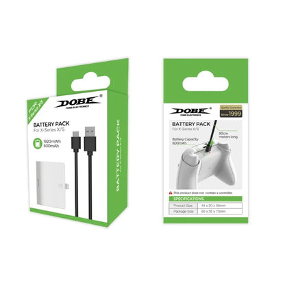 E9LB 800mAh Rechargeable Battery Pack with USB Cable for Xbox Series S Controller