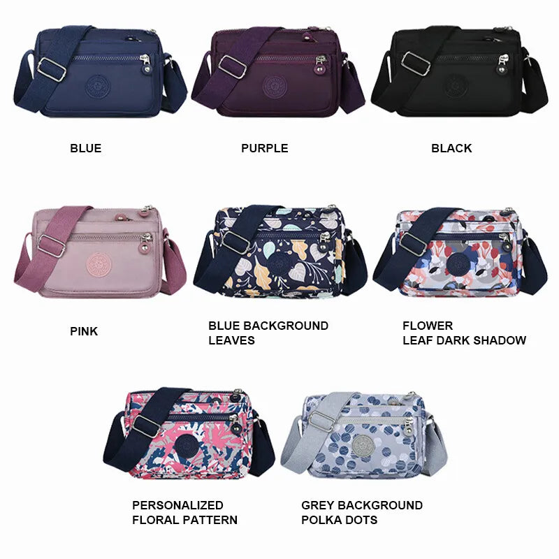 Korean Style Large Capacity Waterproof Women's Crossbody Bag - Shoulder Bag for Girls, Multifunctional Outdoor Travel Bag