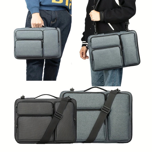 Waterproof Laptop Shoulder Bag - Notebook Sleeve for MacBook Air/Pro, Fits 14 and 15.6 Inch, Business and Student Handbag