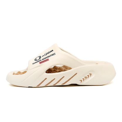 2024 Men’s Massage Slippers – Comfortable Indoor/Outdoor Slides & Beach Sandals, Sizes 38-47