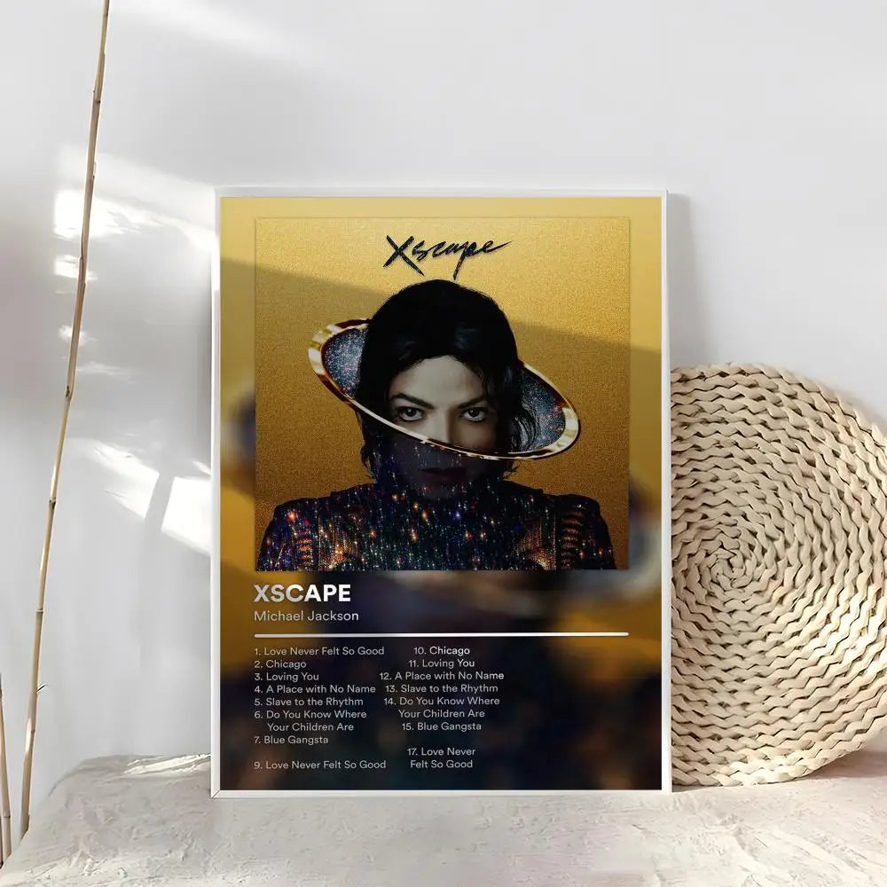 Michael Jackson Aesthetic Wall Art Poster - Modern Music Legend Print for Bedroom, Living Room & Office Decor