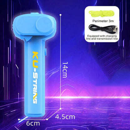 Spider Silk Wrist Launcher - USB Rechargeable Luminous String Shooter Cosplay Toy