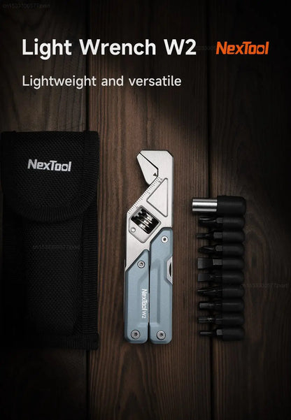NexTool Light Wrench W2 Multitool – Folding Pliers, Large Spanner, Screwdriver & Portable EDC Home Repair Tool