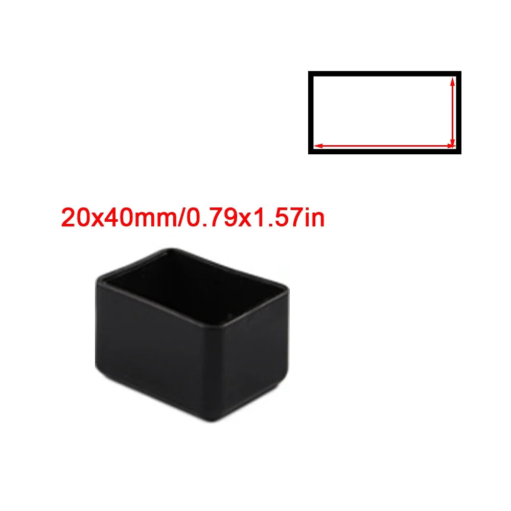 Square Silicone Chair Leg Caps – Non-Slip Furniture Foot Covers for Table & Chair Legs, Floor Protector Pads, Dust & Scratch Guards for Home Furniture Stability