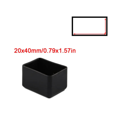 Square Silicone Chair Leg Caps – Non-Slip Furniture Foot Covers for Table & Chair Legs, Floor Protector Pads, Dust & Scratch Guards for Home Furniture Stability