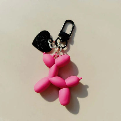 Jelly Balloon Dog Keychain - Cute Cartoon Dog Pendant Charm for Keys, Bags & Unisex Gifts