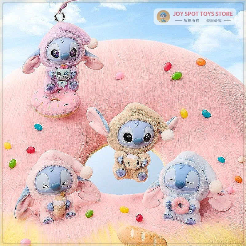 Miniso New Stitch "Eat Something Before Sleep" Series Vinyl Blind Box – Cute Plush Doll Bag Pendant Mystery Toy Surprise Gift