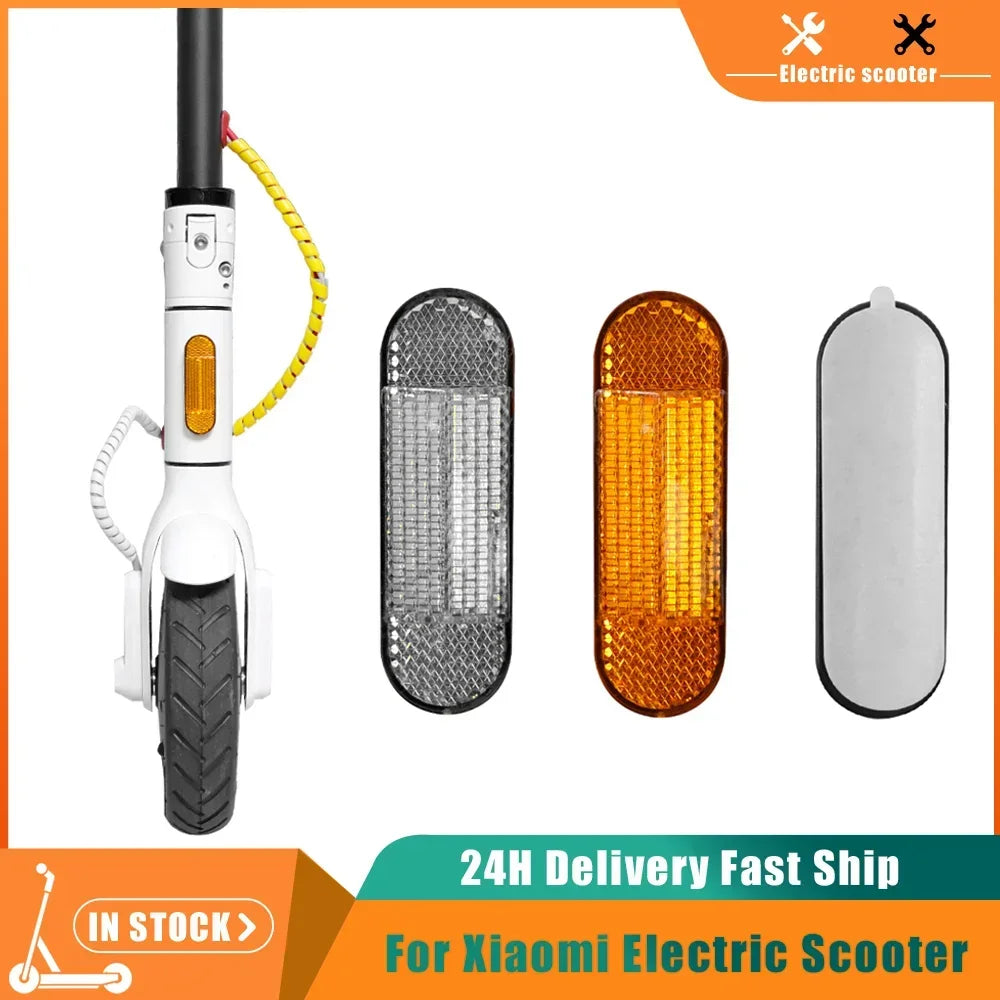 ABS Front Fork Reflective Tube for Xiaomi M365/1S/Pro/Pro2 – Night Safety Reflector Sticker Shell for Electric Scooter