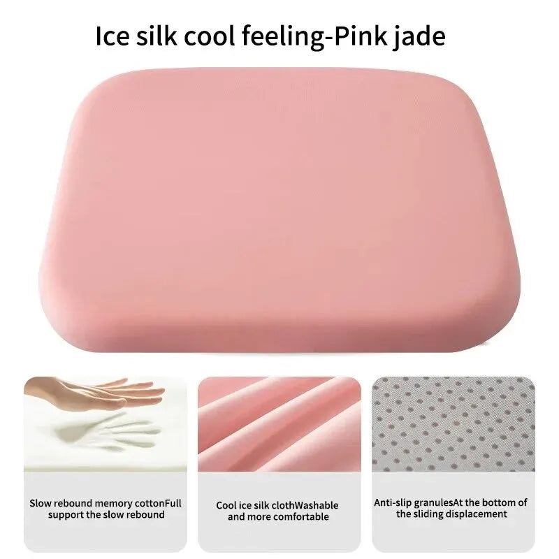 Ergonomic Memory Foam Seat Cushion – Hemorrhoid Relief & Support for Office, Students & Prolonged Sitting