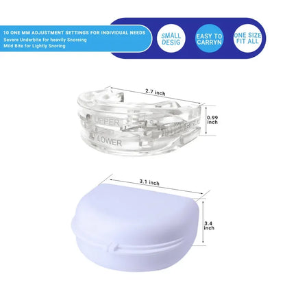 Anti-Snoring Mouth Guard: Stop Snoring, Improve Sleep, and Prevent Teeth Grinding - Effective Bruxism and Apnea Solution