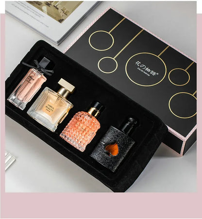 Original Women's Perfume Gift Set - 105ml Eau De Parfum, Four-Piece Set with Fresh, Lasting Plant Floral Scent