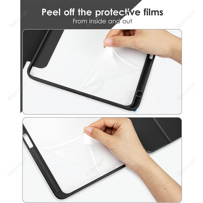 Smart Case for iPad Air 11" (M2 2024, 6th Gen) & iPad Pro 11" (M4/M2) - Compatible with Air 5th, 4th, 9th, 8th, 7th, 10.2", and Air 3 (10.5")