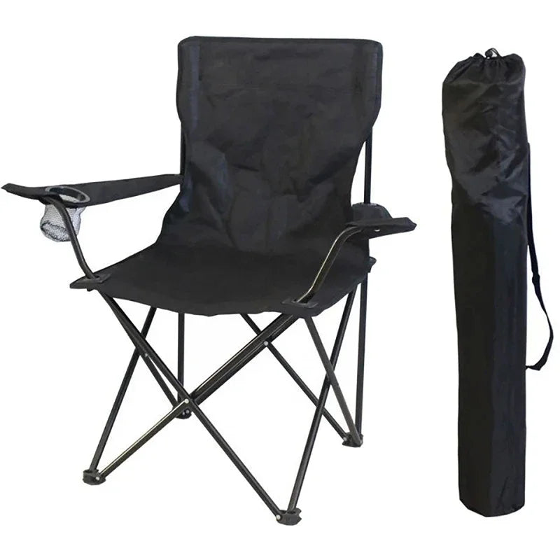 Large Oxford Cloth Camping Chair Bag – Foldable Outdoor Equipment Storage Tote with Shoulder Strap, Durable Zipper Travel Bag