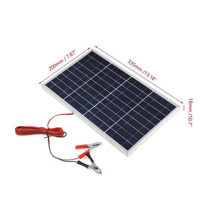 300W/600W Solar Panel Kit - Complete 12V Polycrystalline USB Power, Portable Outdoor Rechargeable Solar Cell Generator