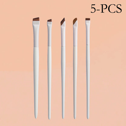 Upgrade Blade Eyeliner Brush | Ultra-Thin Fine Angle Flat Brush for Eyebrows & Under-Eye Makeup | Precise Detail White Brush