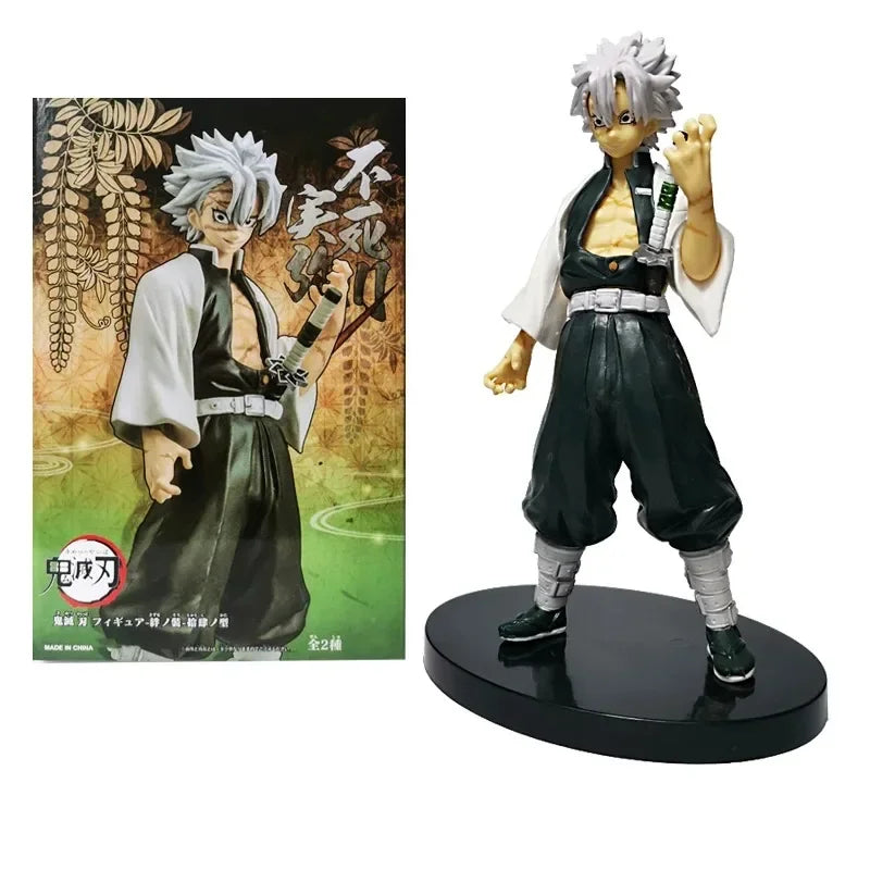 Demon Slayer Anime Figures – Kimetsu No Yaiba Tanjiro Nezuko Zenitsu Inosuke Action Doll Toys