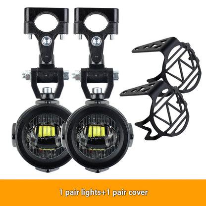 40W Motorcycle Auxiliary Fog Lights - Upgrade 6000K Bright LED Driving Lamps for BMW R1200GS F800GS F700GS F650 K1600