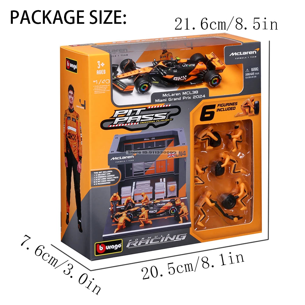 Bburago 1:43 2024 F1 Ferrari SF24 & RB20 Alloy Die-Cast Car Model – Luxury DIY Toy Series