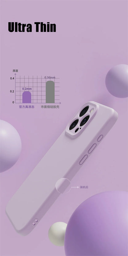 Luxury Liquid Silicone MagSafe Case – Smooth Wireless Charging Cover for iPhone 17, 16 Plus, 15, 14, 13, 12 Pro Max