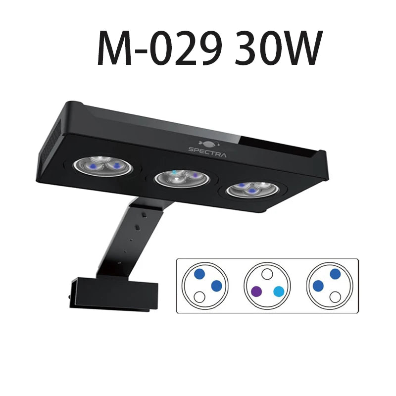 Spectra Nano 029 Aquarium Light 30W – Touch Control Saltwater Lighting for Coral Reef Fish Tanks