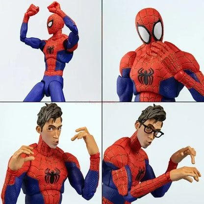 2024 Spider-Man & Gwen Action Figures — Spider-Verse Collection with Miles Morales Sentinel | Anime Toys Christmas Gift