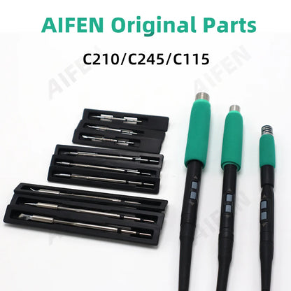 Soldering Iron Tips Replacement - Compatible C115 C210 C245 Tips for JBC Sugon Aifen A9 A9 Pro T21 Stations