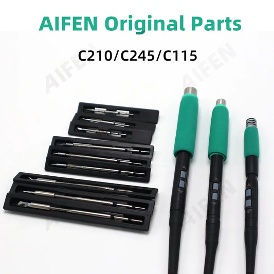Soldering Iron Tips Replacement - Compatible C115 C210 C245 Tips for JBC Sugon Aifen A9 A9 Pro T21 Stations